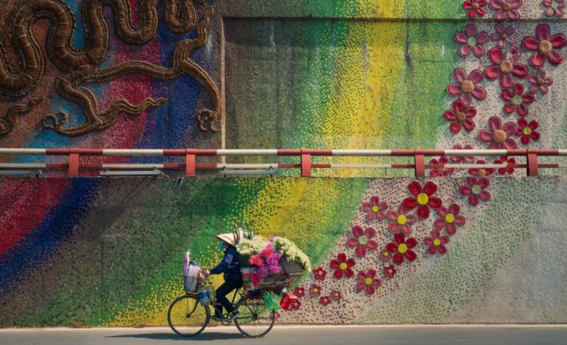 Hanoi Ceramic Mosaic Mural Road